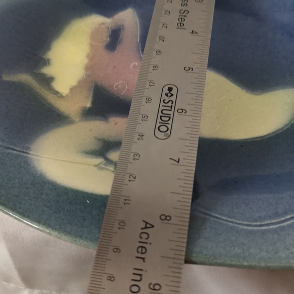 One-of-a-kind Studio Art Pottery Display, Serving or Catch-all Tray with Mermaid - Picture 8 of 8